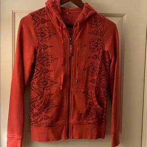 Prana zip front hoodie XS